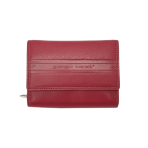 496450 003 Giorgio Carelli pénztárca piros RFID